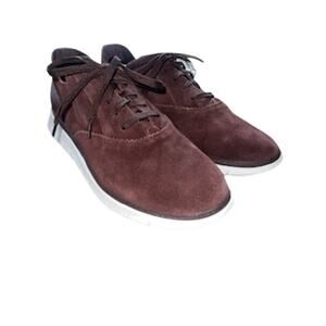 Vionic Wm’s Sz 12 Fresh Taylor Suede Burgundy Fashion Active Casual Sneaker NWOB